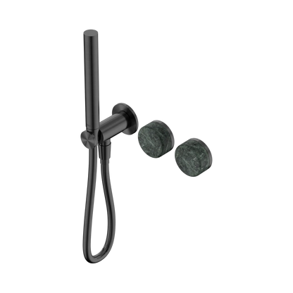 Serenity Progressive Shower System With Verde Alpi Handle And Slim Shower Gun Metal