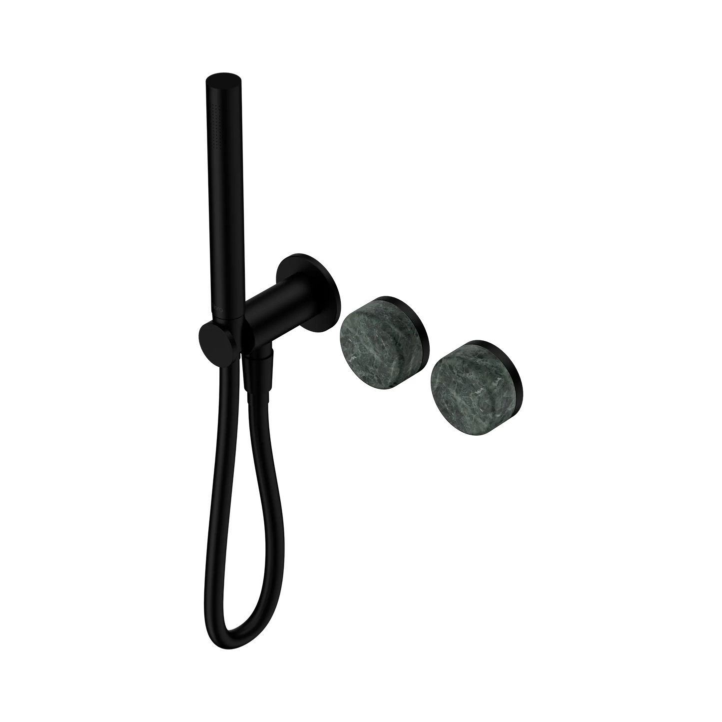 Serenity Progressive Shower System With Verde Alpi Handle And Slim Shower Matte Black