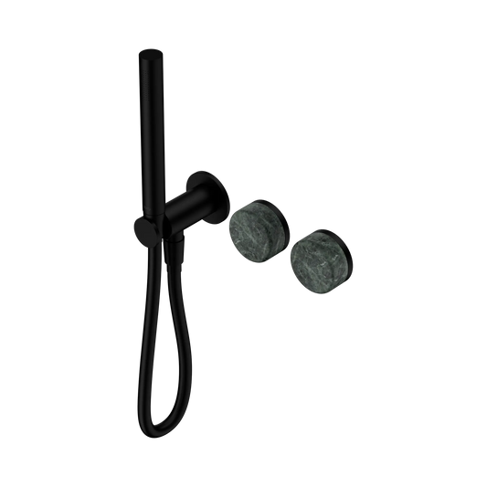 Serenity Progressive Shower System With Verde Alpi Handle And Slim Shower Matte Black