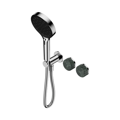 Serenity Progressive Shower System With Verde Alpi Handle And Serenity Hand Shower Chrome