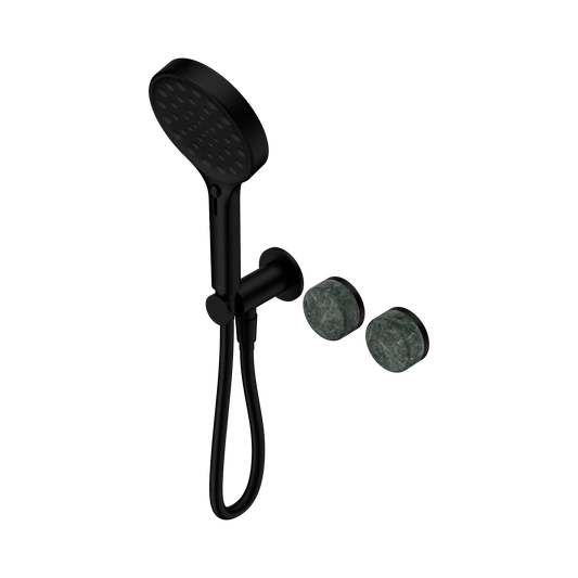 Serenity Progressive Shower System With Verde Alpi Handle And Serenity Hand Shower Matte Black