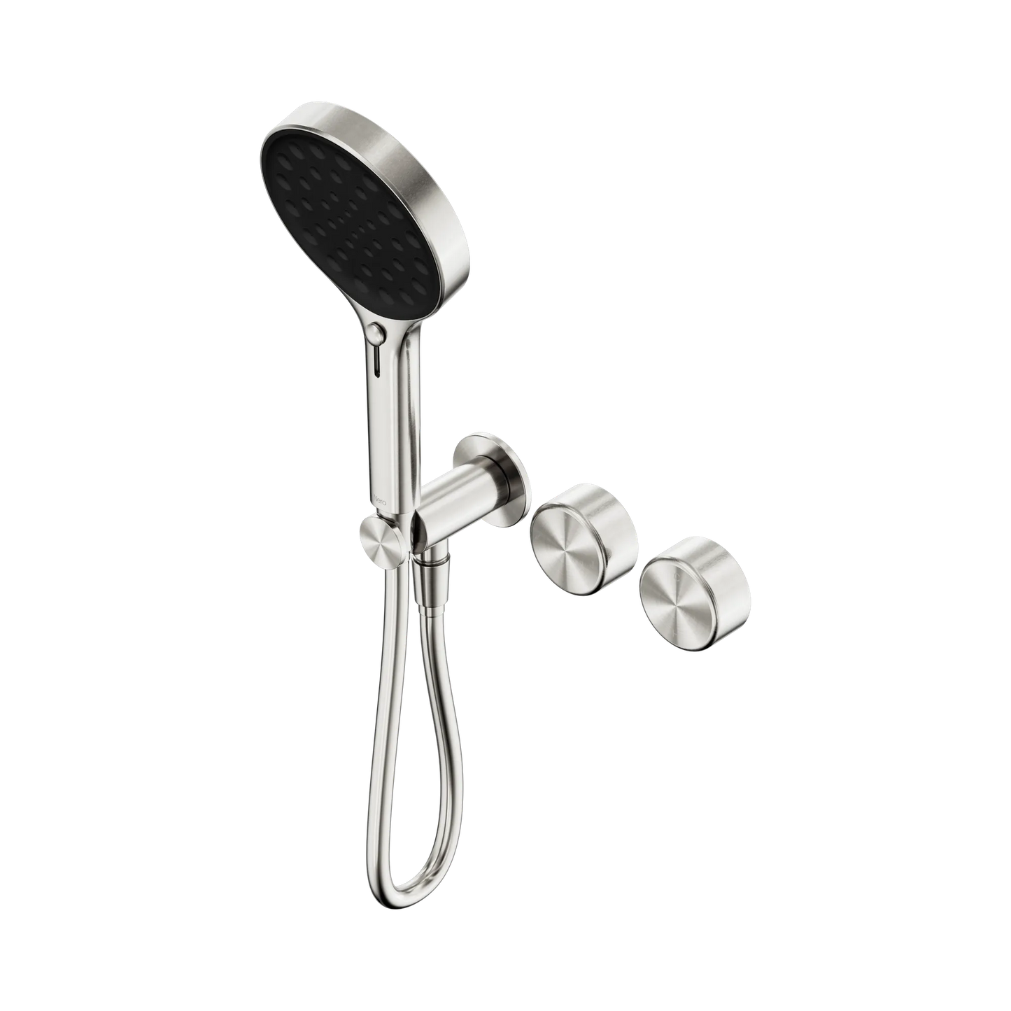 Serenity Progressive Shower System With Metal Handle And Serenity Hand Shower Brushed Nickel