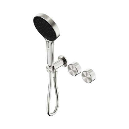 Serenity Progressive Shower System With Metal Handle And Serenity Hand Shower Brushed Nickel