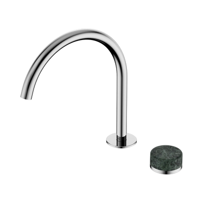 Serenity Progressive Bath/Kitchen Mixer Arc Spout With Verde Alpi Handle Chrome