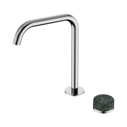 Serenity Progressive Bath/Kitchen Mixer Edge Spout With Verde Alpi Handle Chrome