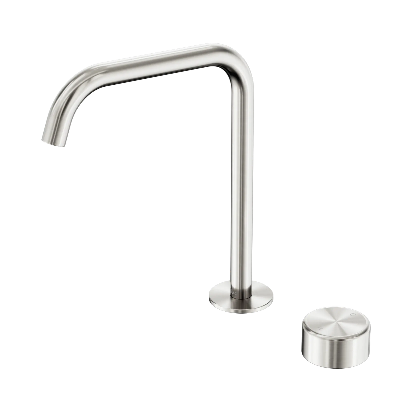 Serenity Progressive Bath/Kitchen Mixer Edge Spout With Metal Handle Brushed Nickel