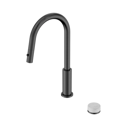 Serenity Progressive Pull Out kitchen Set With Carrara Handle Gun Metal