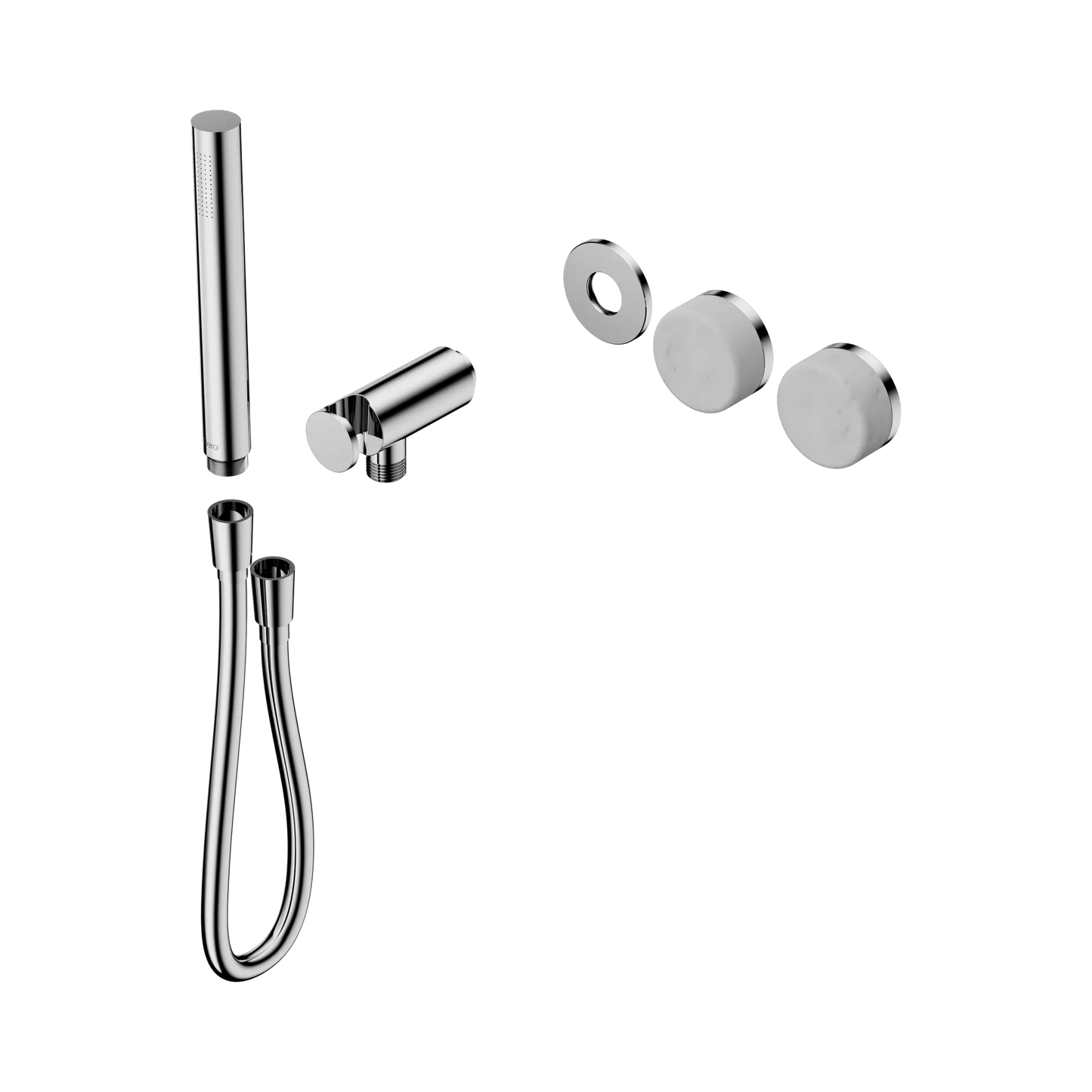 Serenity Progressive Shower System With Carrara Handle And Slim Shower Trim Kit Only Chrome