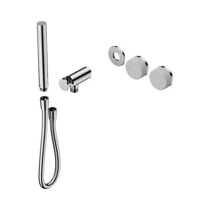Serenity Progressive Shower System With Carrara Handle And Slim Shower Trim Kit Only Chrome