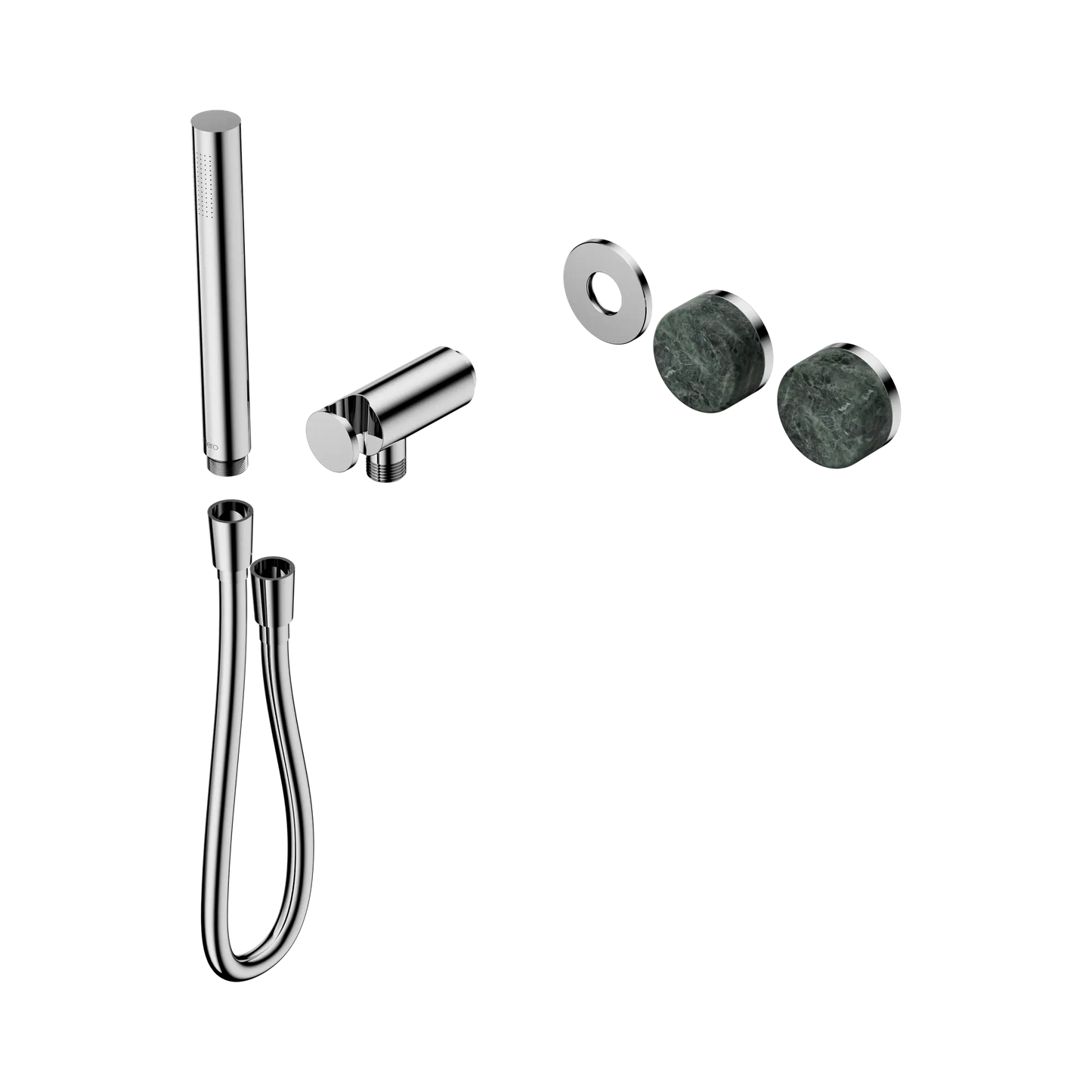 Serenity Progressive Shower System With Verde Alpi Handle And Slim Shower Trim Kit Only Chrome