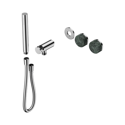 Serenity Progressive Shower System With Verde Alpi Handle And Slim Shower Trim Kit Only Chrome