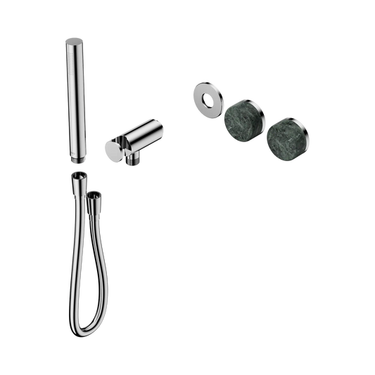 Serenity Progressive Shower System With Verde Alpi Handle And Slim Shower Trim Kit Only Chrome