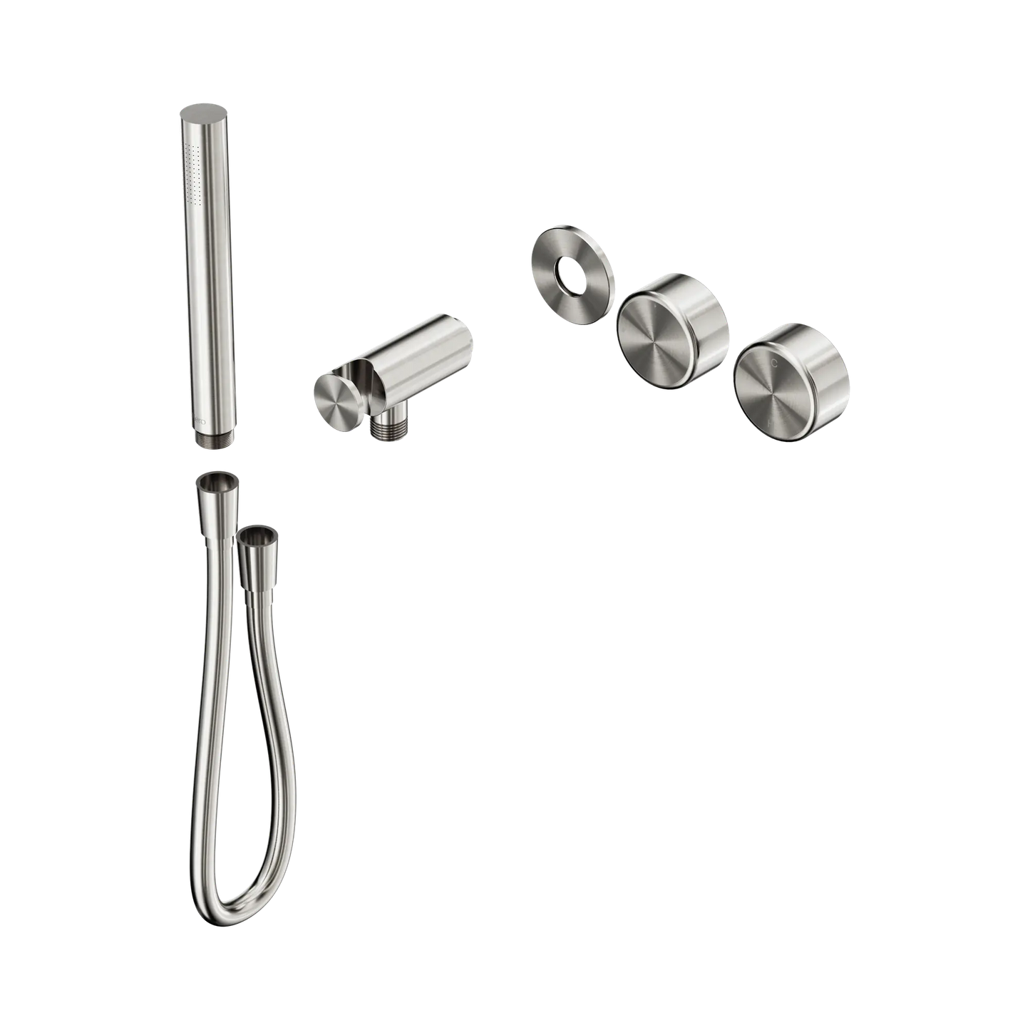 Serenity Progressive Shower System With Metal Handle And Slim Shower Trim Kit Only Brushed Nickel