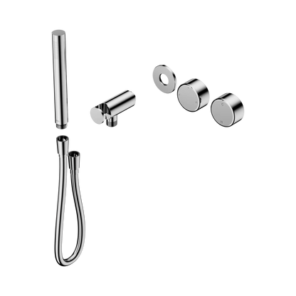 Serenity Progressive Shower System With Metal Handle And Slim Shower Trim Kit Only Chrome