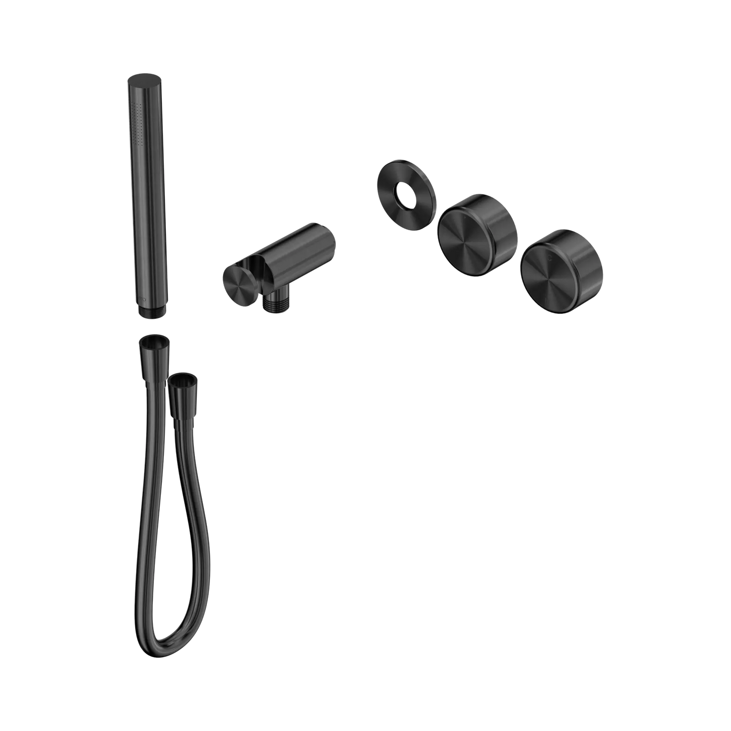 Serenity Progressive Shower System With Metal Handle And Slim Shower Trim Kit Only Gun Metal