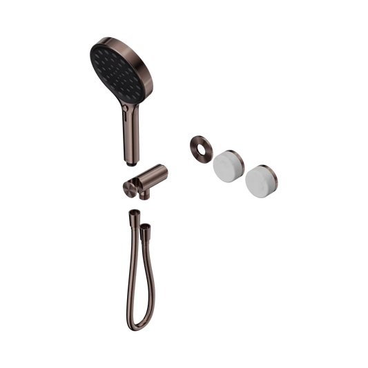 Serenity Progressive Shower System With Carrara Handle And Serenity Hand Shower Trim Kit Only Brushed Bronze