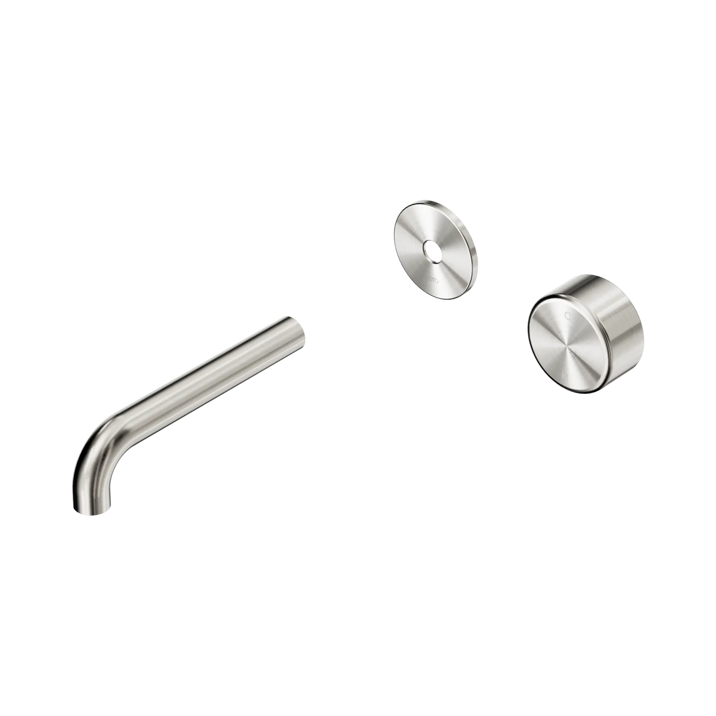 Serenity Progressive Wall Basin Mixer 160mm Spout With Metal Handle Trim Kit Only Brushed Nickel