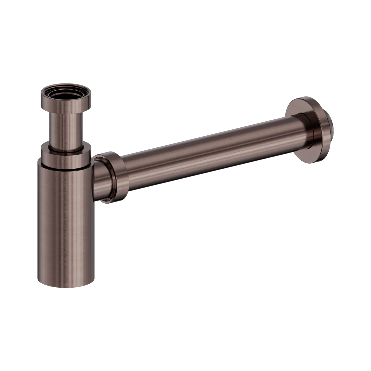 40mm Round Bottle Trap II Brushed Bronze