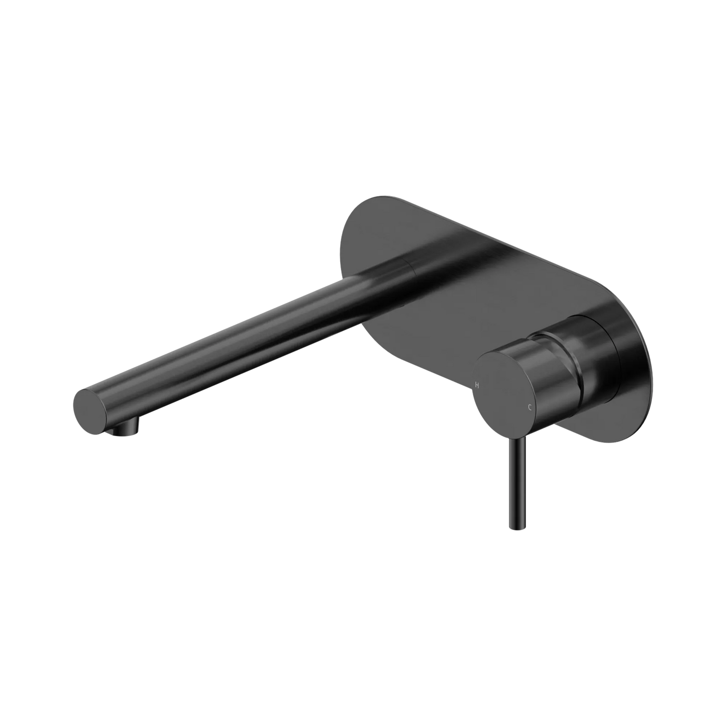 Dolce II Wall Basin/Bath Mixer Gun Metal