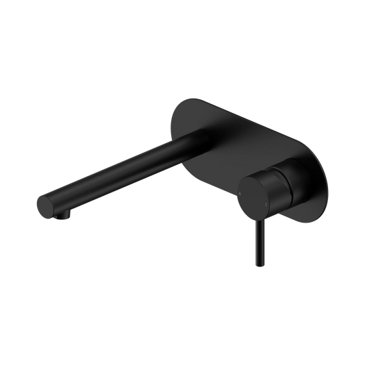Dolce II Wall Basin/Bath Mixer Matte Black