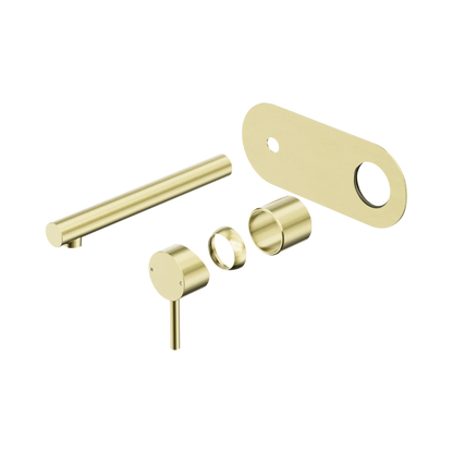 Dolce II Wall Basin/Bath Mixer Trim Kits Only Brushed Gold