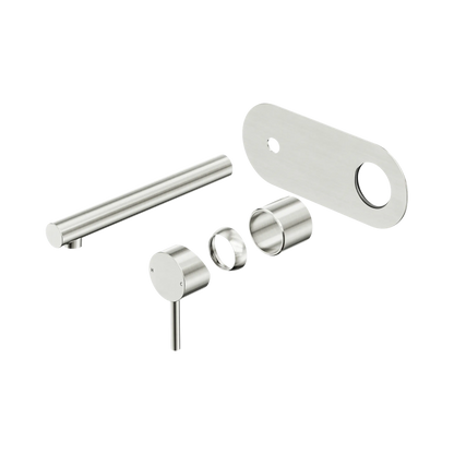 Dolce II Wall Basin/Bath Mixer Trim Kits Only Brushed Nickel