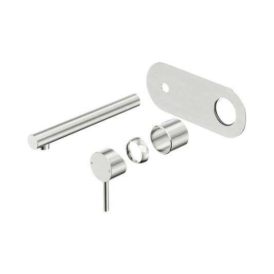 Dolce II Wall Basin/Bath Mixer Trim Kits Only Brushed Nickel