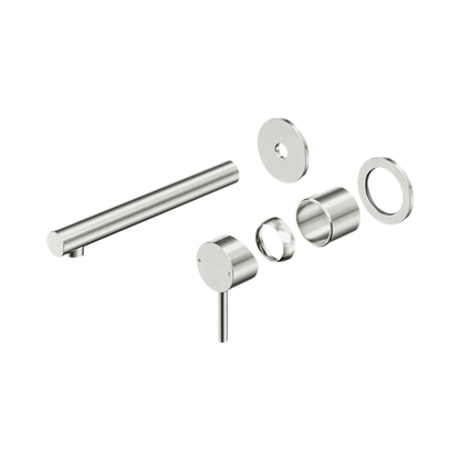 Dolce II Wall Basin/Bath Mixer Separate Back Plate Trim Kits Only Brushed Nickel