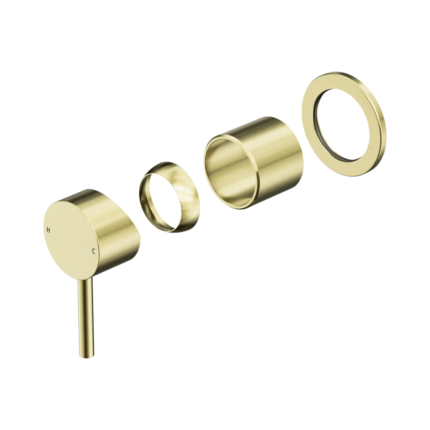 Dolce II Shower Mixer Trim Kits Only Brushed Gold