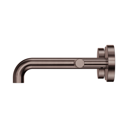 Mecca Lever Wall Basin/Bath Set 160mm Spout Brushed Bronze