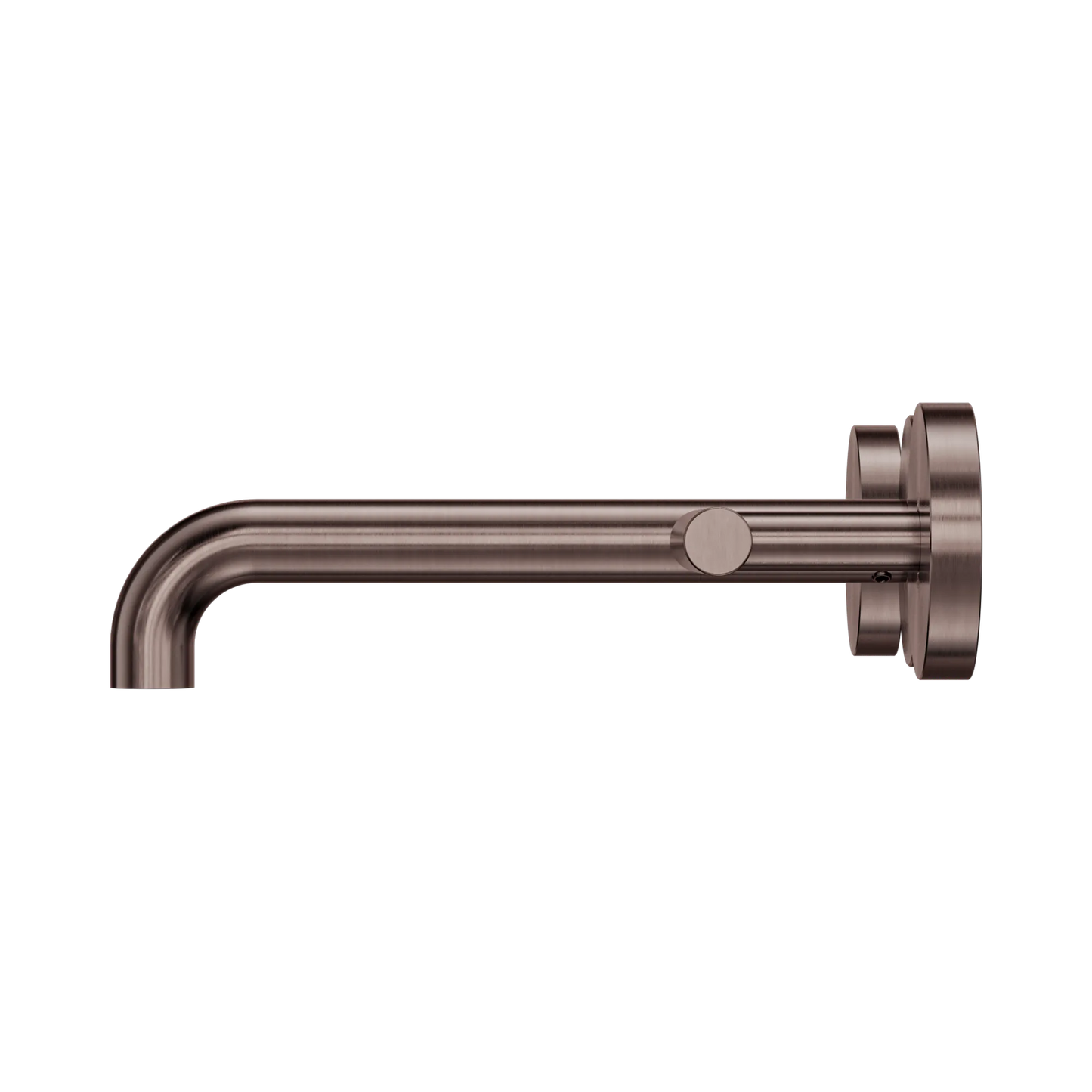 Mecca Lever Wall Basin/Bath Set 185mm Spout Brushed Bronze