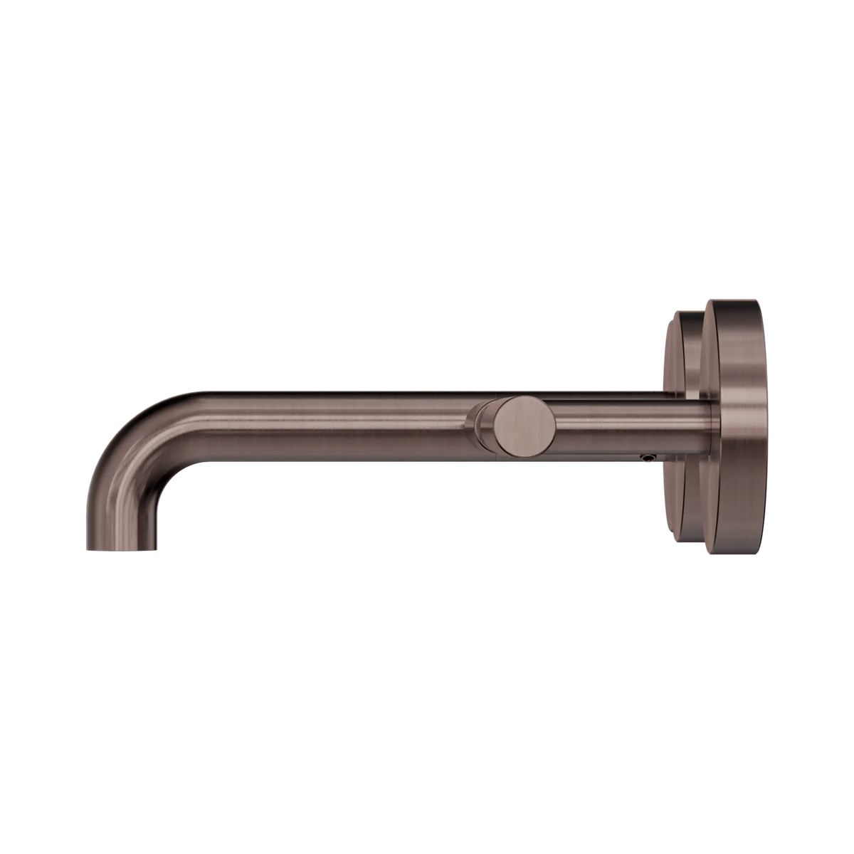 Nero Mecca Lever Wall Basin/Bath Set 160mm Offset Spout Brushed Bronze