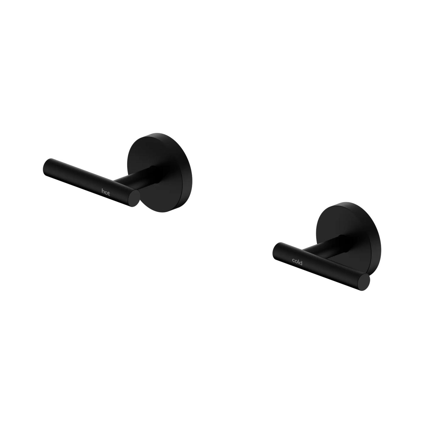 Mecca Lever Wall Top Assembly Matte Black