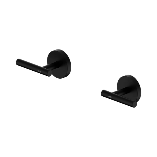 Mecca Lever Wall Top Assembly Matte Black