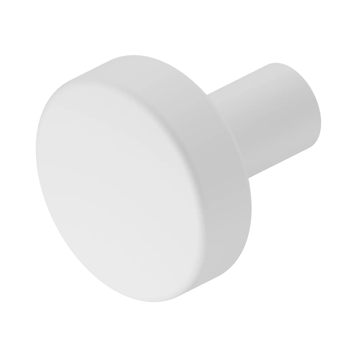 Mecca Cabinet Knob â€“ Ã˜26 Matte White