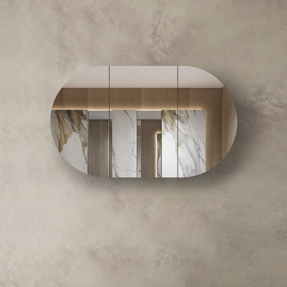 Bondi 1200x750 Natural Oak Shaving Cabinet