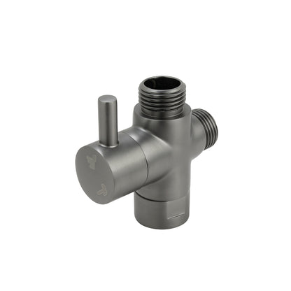 Brushed Gun Metal Grey Brass Bidet Diverter