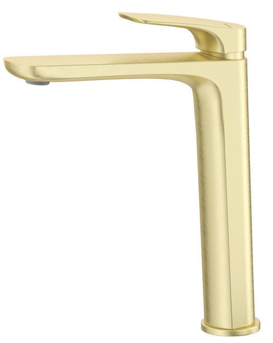 Kaza TALL Basin Mixer - French Gold