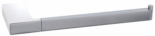 Eden Towel Bar - Chrome & White