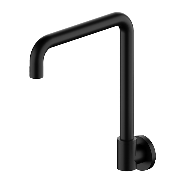 Nero X Plus Wall Mounted Swivel Spout Only Matte Black