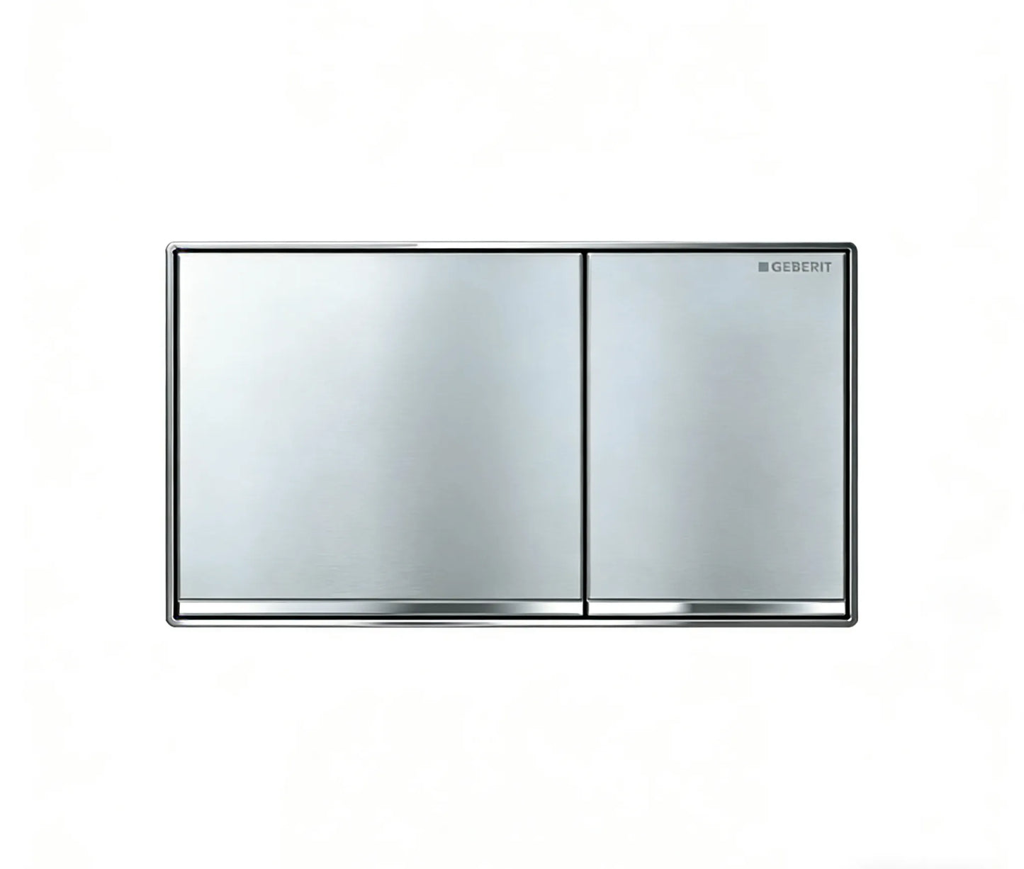 Geberit Brushed chrome, chrome trim 115.640.GH.1 Push Button