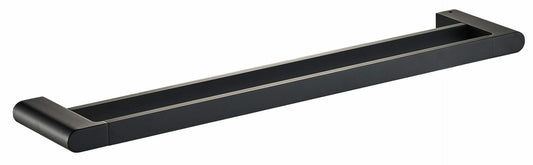 Flores Double Towel Rail 800 mm - Matt Black