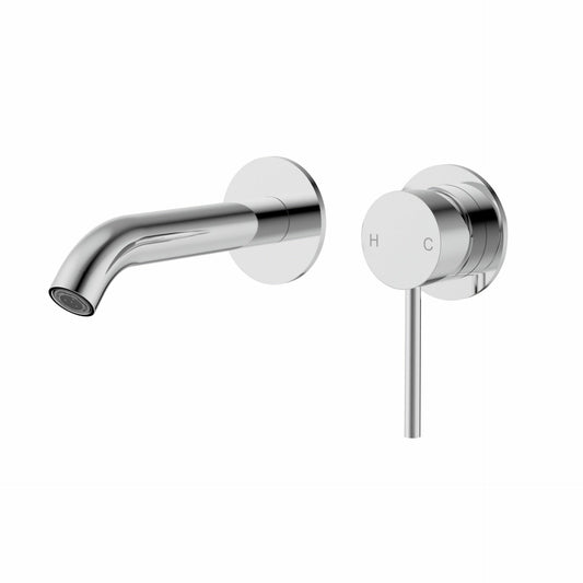 Otus Slimline Stainless Steel Wall Basin Mixer Separate Back Plate Trim Kits - Chrome