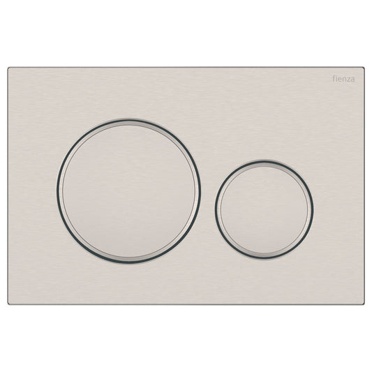 Geberit Compatible Round Flush Buttons For Sigma - Brushed Nickel