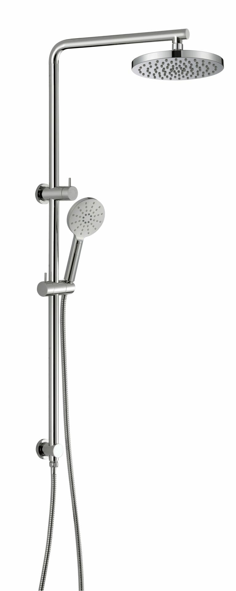 Cora Multi-function Shower Set 200 mm - Brushed Nickel