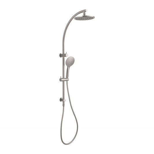 Nero Dolce Twin Shower Brushed Nickel