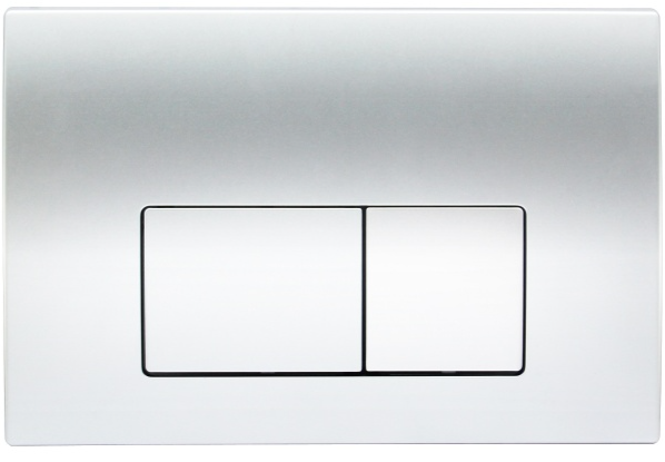 R&T Dual Flush Plate Square- Stainless Steel