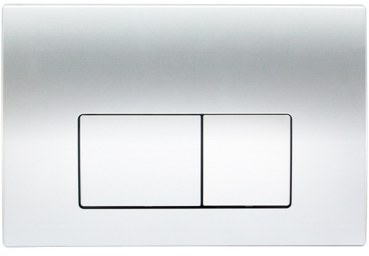 R&T Dual Flush Plate Square- Stainless Steel