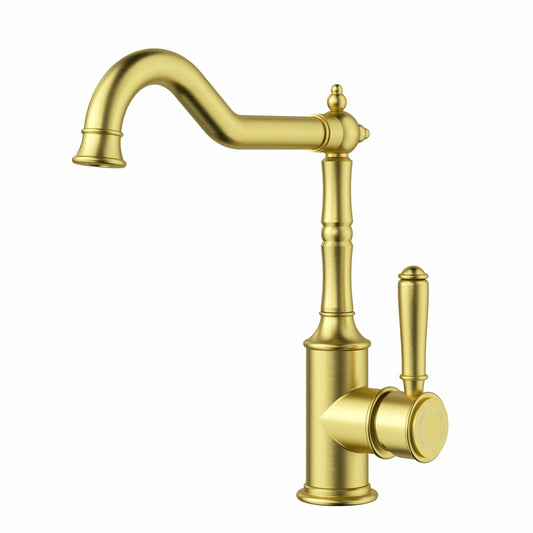 Clasico  Sink Mixer in Brushed Gold