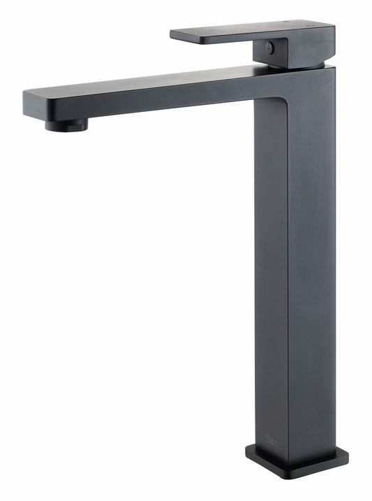 Ceram High Rise Basin Mixer - Matt Black